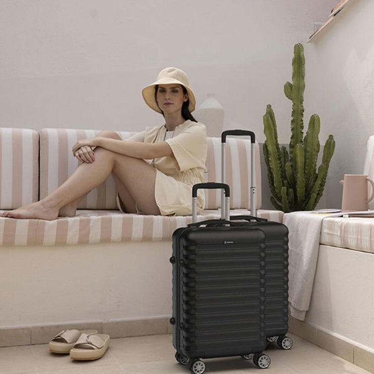 Cabin suitcase Numada Black 30 L 55 x 36 x 19 cm-5