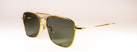 Gold Frame/Green Lens