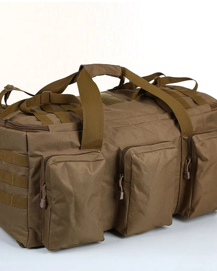 55L Tactische Duffel Rugzak Khaki - Veelzijdige Travel Bag voor Reizen & Sport