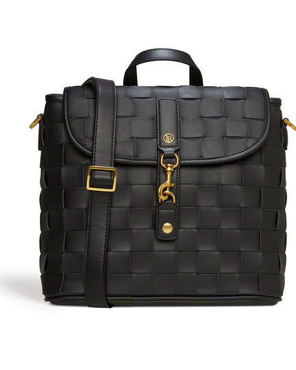 Rosie Black Mini Vegan Backpack-4