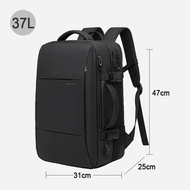 Expandable Travel Backpack Black-1
