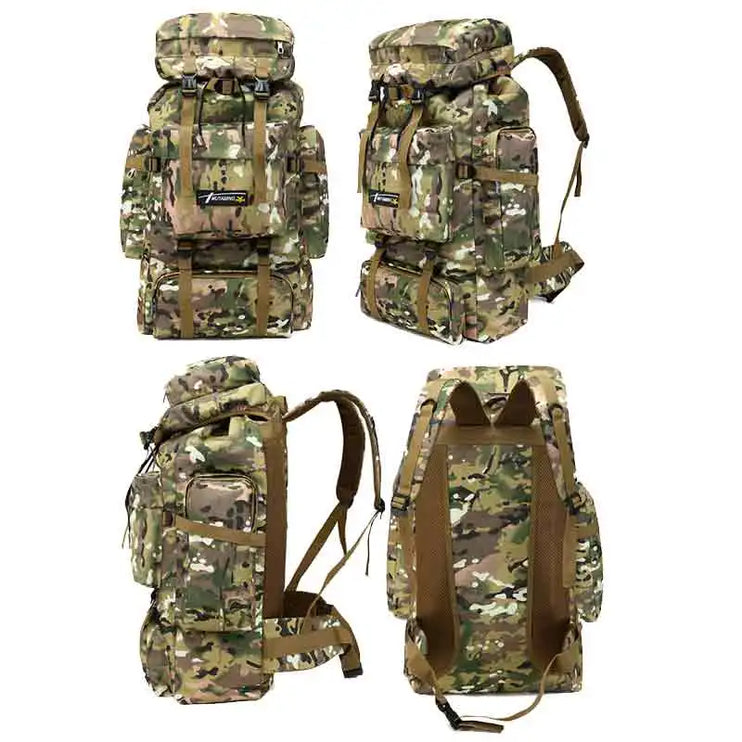 Rugtas outdoor oxford molle camouflage