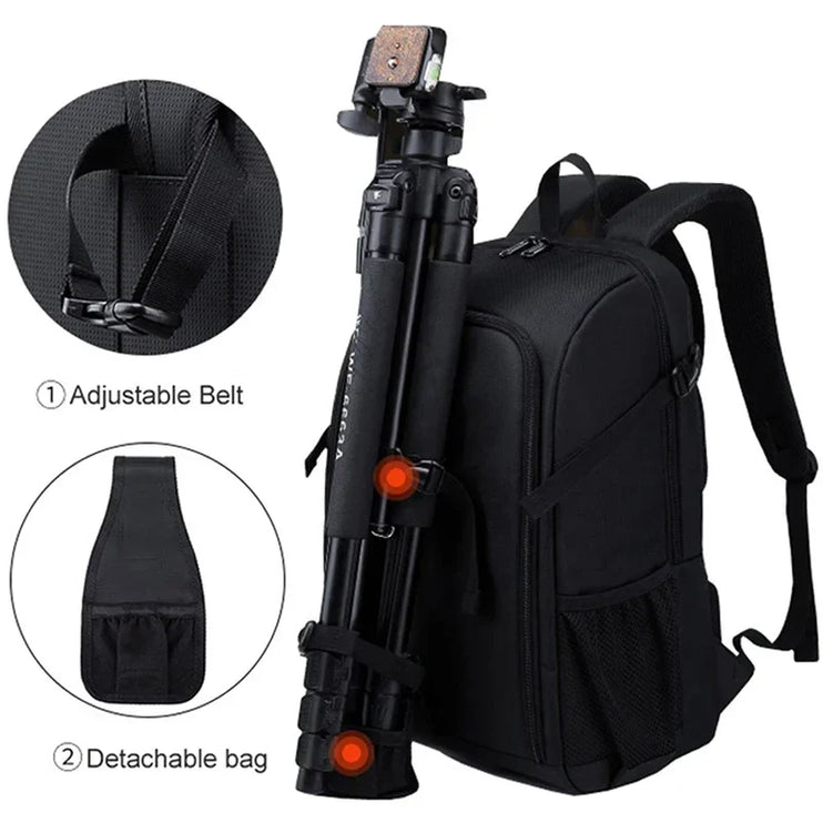 Waterproof Backpack Photography Orange-1
