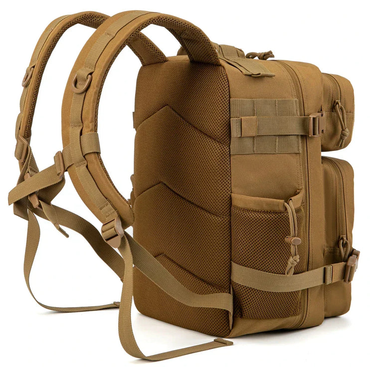 25L Militaire Tactische Rugzak met MOLLE Khaki - Waterafstotende Outdoor Backpack