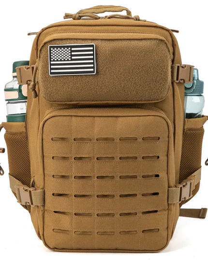 25L Militaire Tactische Rugzak met MOLLE Khaki - Waterafstotende Outdoor Backpack