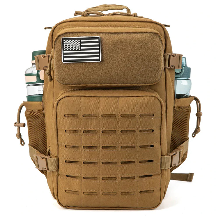 25L Militaire Tactische Rugzak met MOLLE Khaki - Waterafstotende Outdoor Backpack