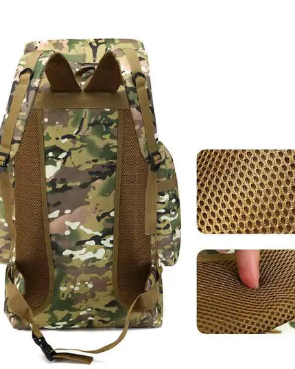 Rugtas outdoor oxford molle camouflage