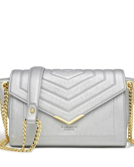Kensington Silver Vegan Cross-Body Bag-0