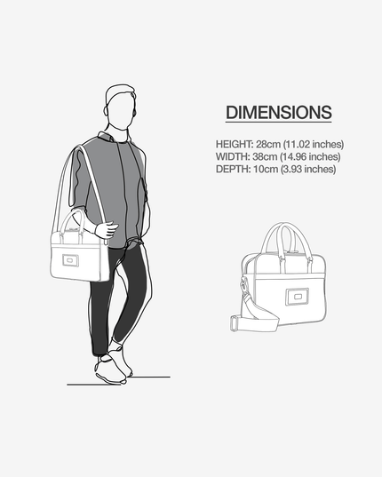 Vegan Urban Professional Work Bag 16” | BYMANYC ® New York Executive Luxe-4