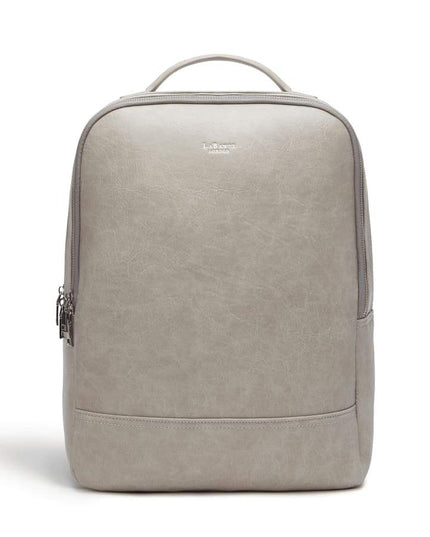 Acacia Grey Vegan Laptop Backpack-0